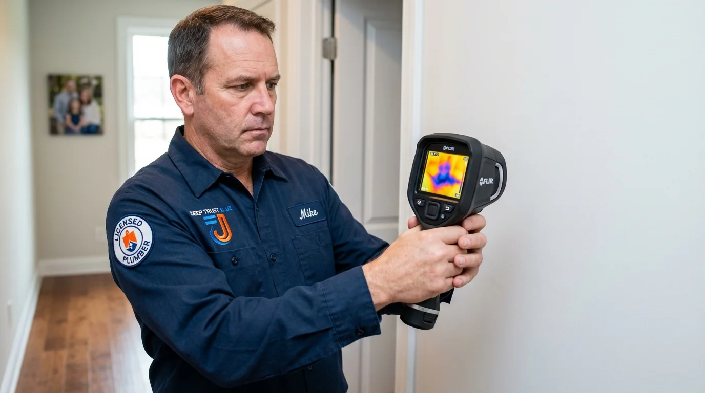 Thermal imaging leak detection by Johns Plumbing LLC in Kersey